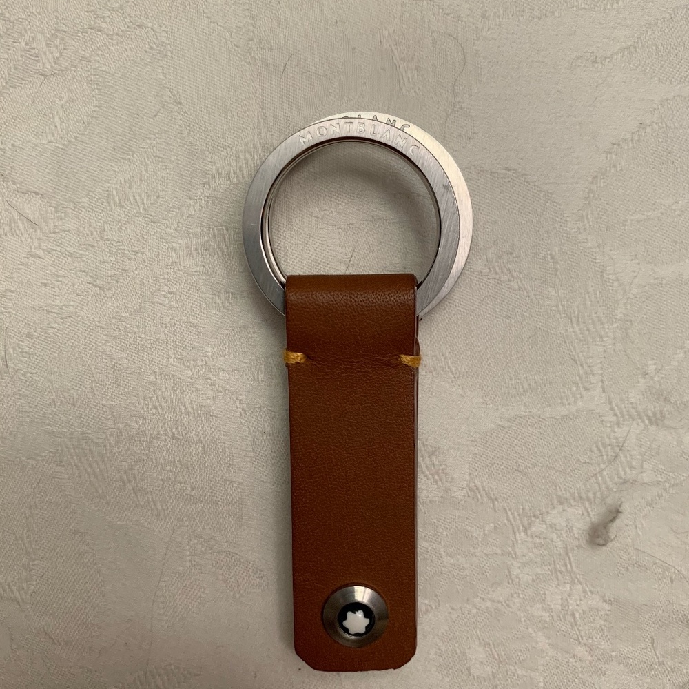 Vintage Montblanc Brown Keychain